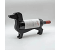 Soporte Botella De Vino Diseño Perro Salchicha