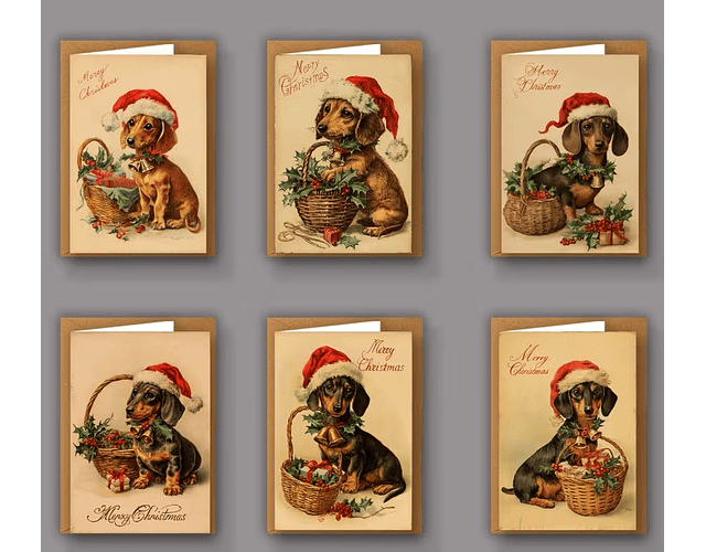 Salchi Tarjetas Navideñas