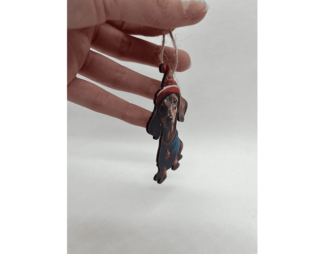 Set 2 salchi adornos navideños