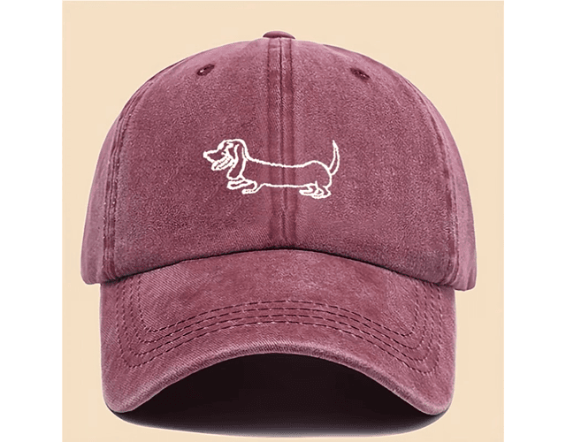 Gorro Jockey dachshund variedad colores