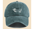 Gorro Jockey dachshund variedad colores