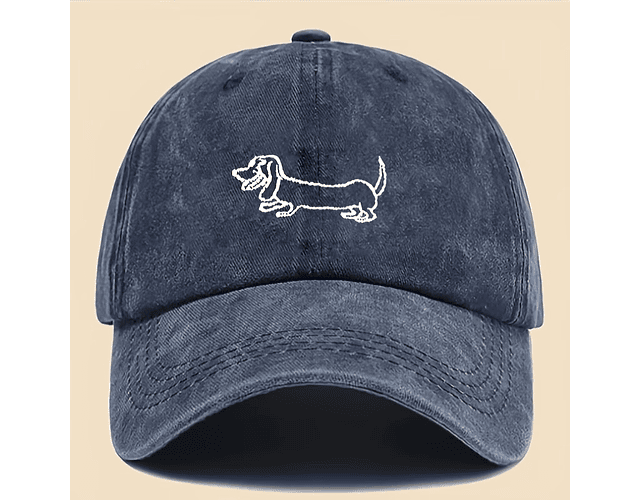 Gorro Jockey dachshund variedad colores