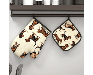 Guante de horno 2 piezas