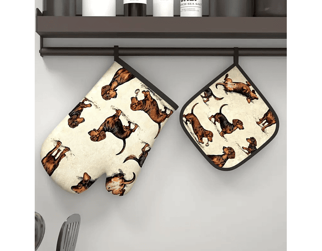 Guante de horno 2 piezas