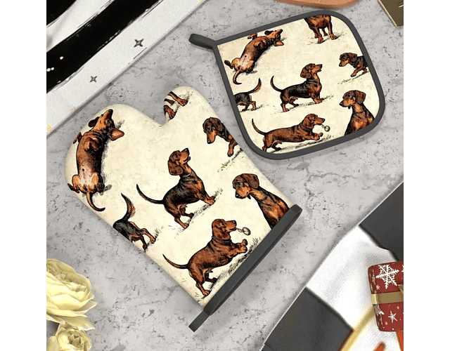 Guante de horno 2 piezas