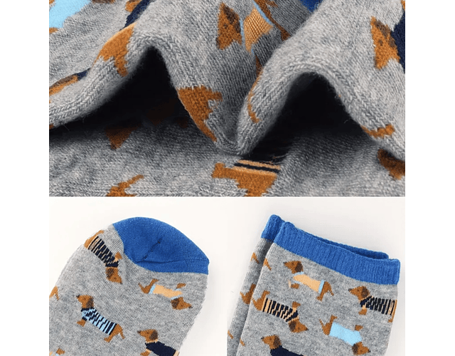 Calcetines salchis de colores