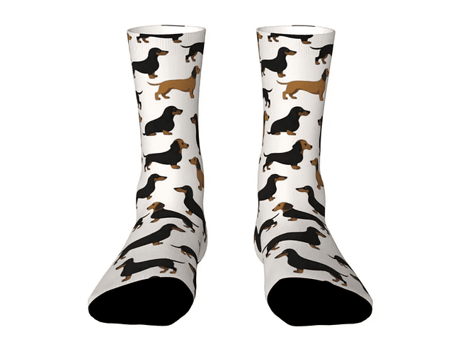 Calcetines perro salchicha unisex