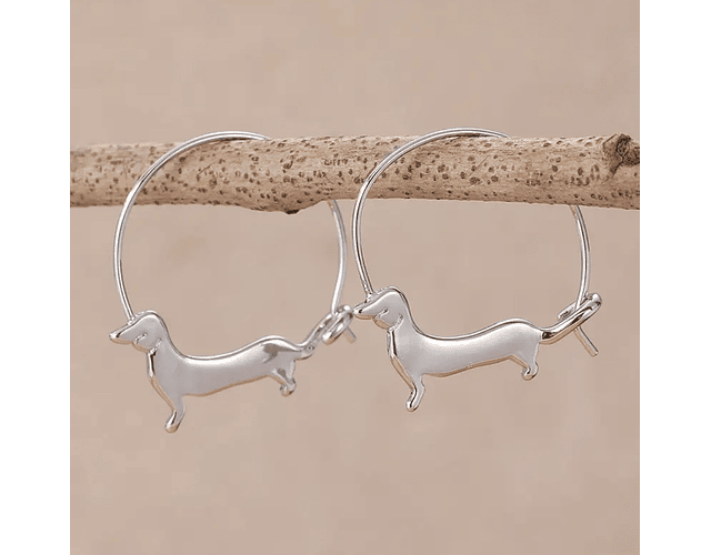 Aros perro salchicha argollas