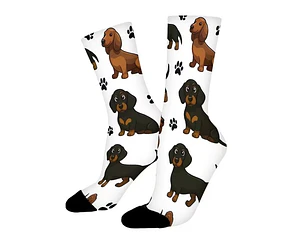 Calcetines divertidos perrito salchicha Unisex