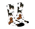 Calcetines divertidos perrito salchicha Unisex