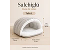 Salchiglú Lino – Cama Cueva para Dachshund