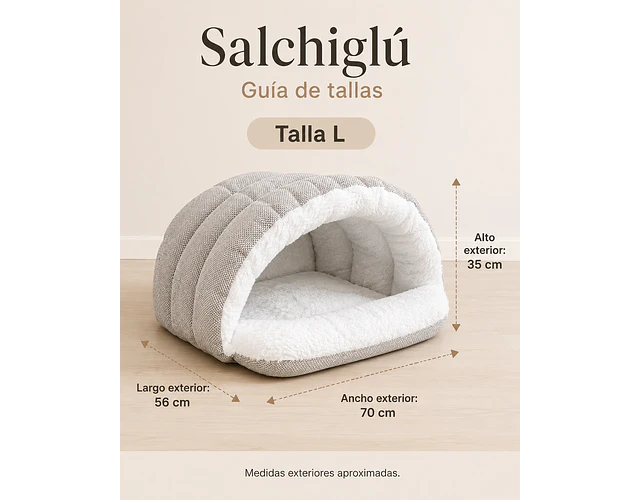 Salchiglú Lino – Cama Cueva para Dachshund