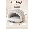 Salchiglú Lino – Cama Cueva para Dachshund