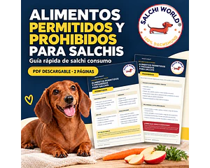 ALIMENTOS PERMITIDOS / PROHIBIDOS PARA SALCHIS