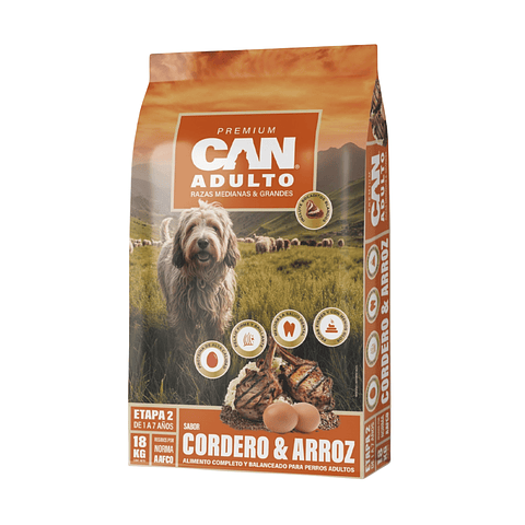Can Adulto Cordero 18 kg