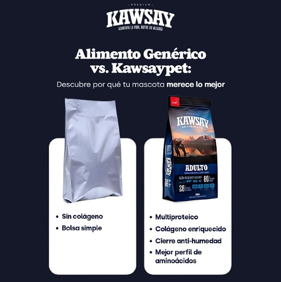 kAWSAY ADULTO 20KG 2