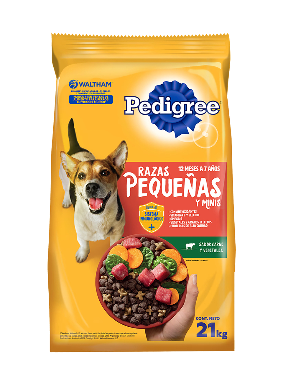 PEDIGREE ADULTO RAZAS PEQUEÑAS 21 kg 1