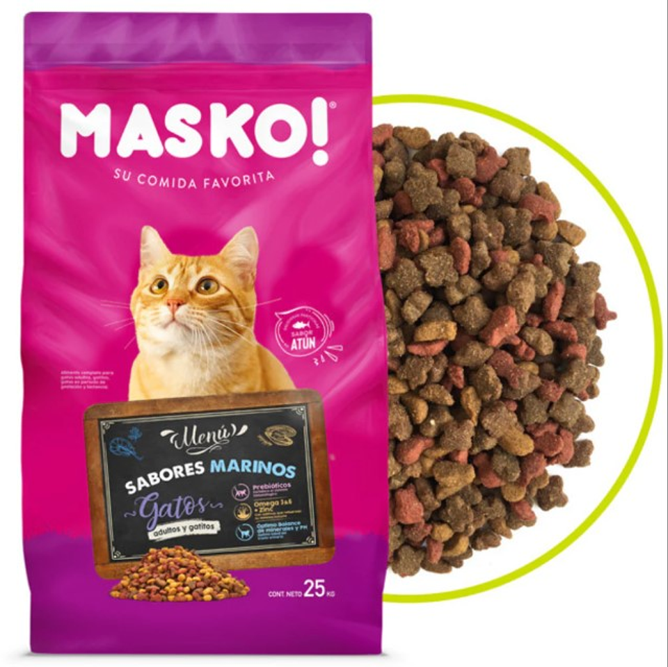 MASKO CAT ADULTO 25KG ATÚN 1