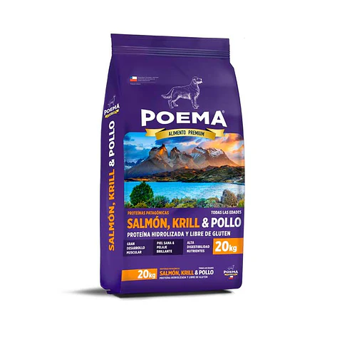 POEMA SALMON KRILL POLLO 20K