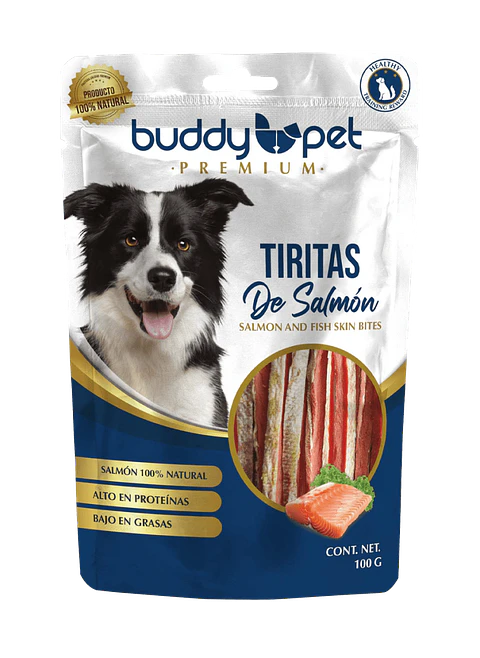 Snack Buddy Pet Tiritas de Salmón