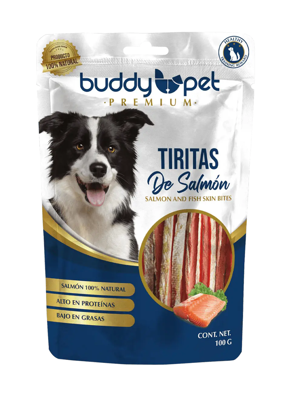 Snack Buddy Pet Tiritas de Salmón 1