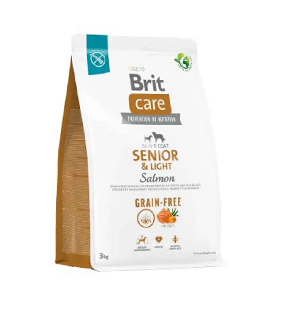 BRIT CARE SENIOR SALMON 3KG 1