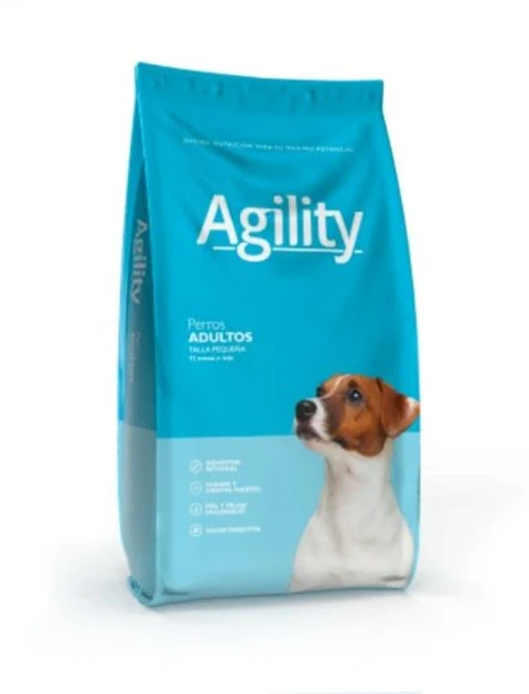Agility Perro Adulto Razas Pequeñas 15kg.
