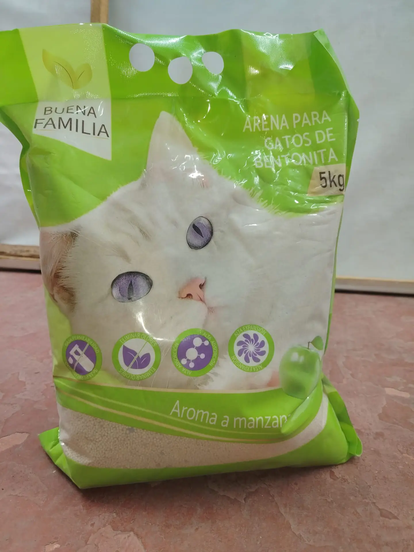 PACK AHORRO Arena sanitaria 25KG (5x5kg)Aroma Manzana 1