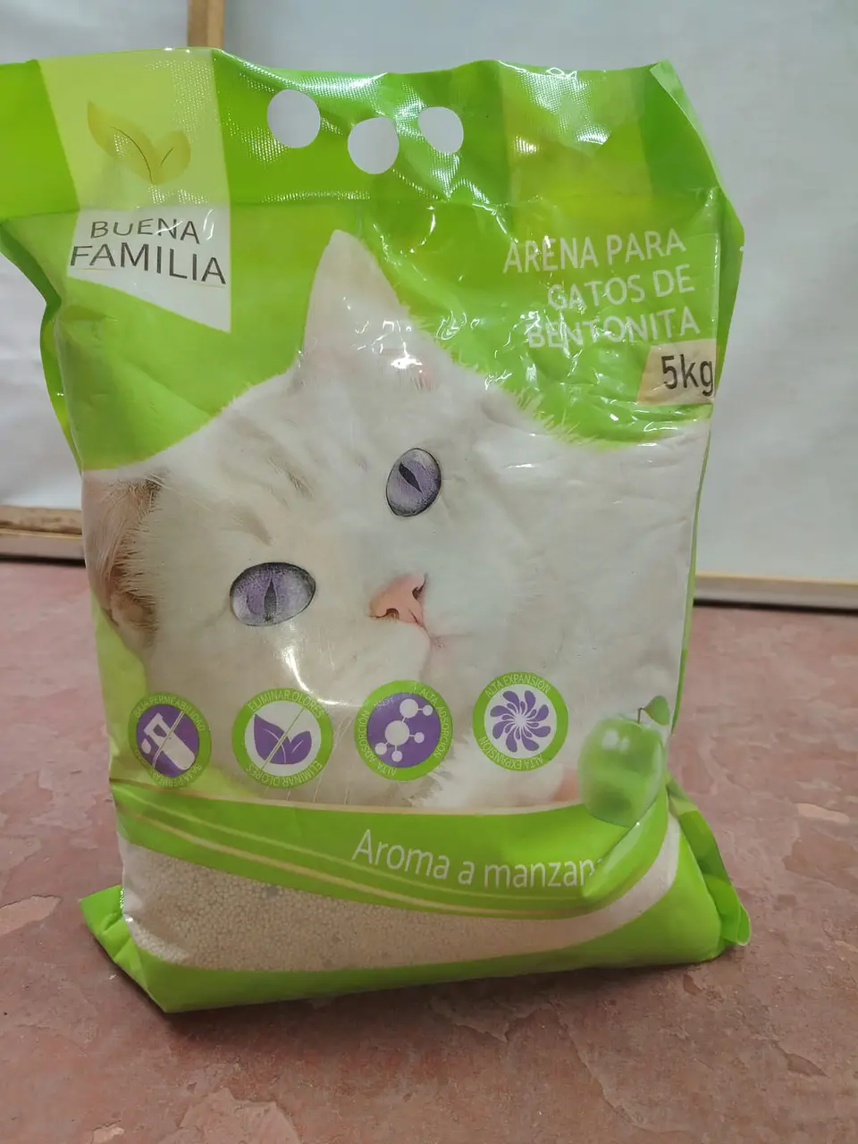 PACK AHORRO Arena sanitaria 25KG (5x5kg)Aroma Manzana 1