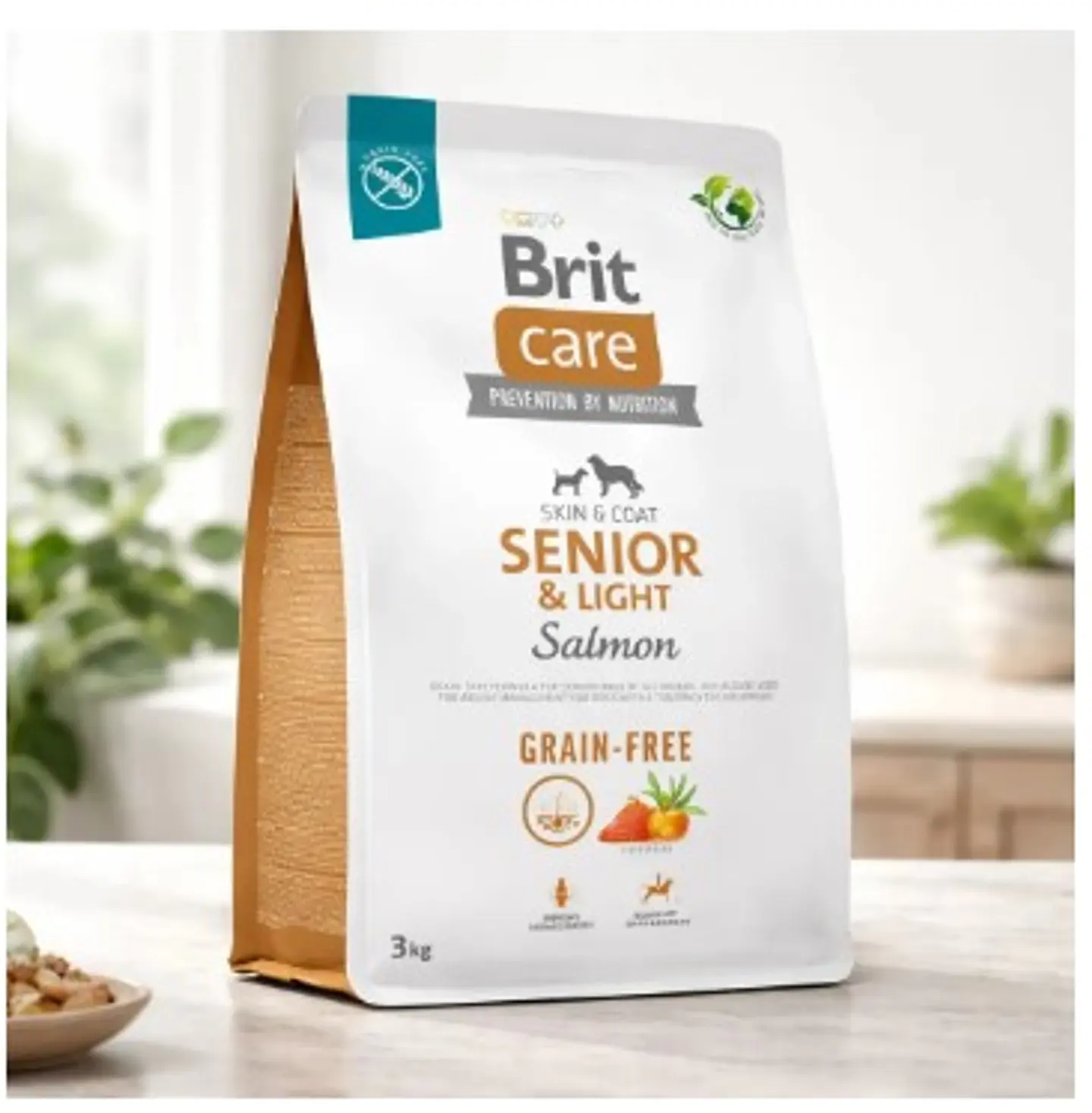 BRIT CARE SENIOR LIGHT GRAIN FREE SALMÓN 3KG 1