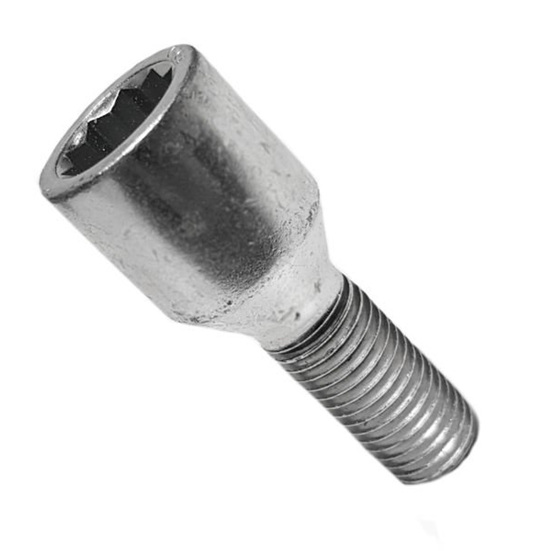 Parafusos 12x1.5x28mm cónicos de seitavada interior 1