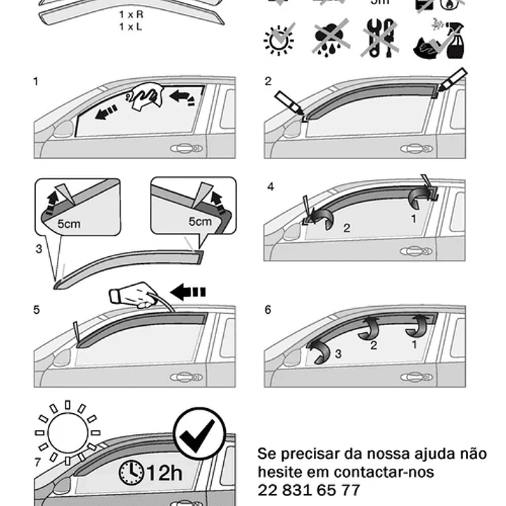 Chuventos VW Golf VII 2012-2020 (Jogo Dianteiro) 2