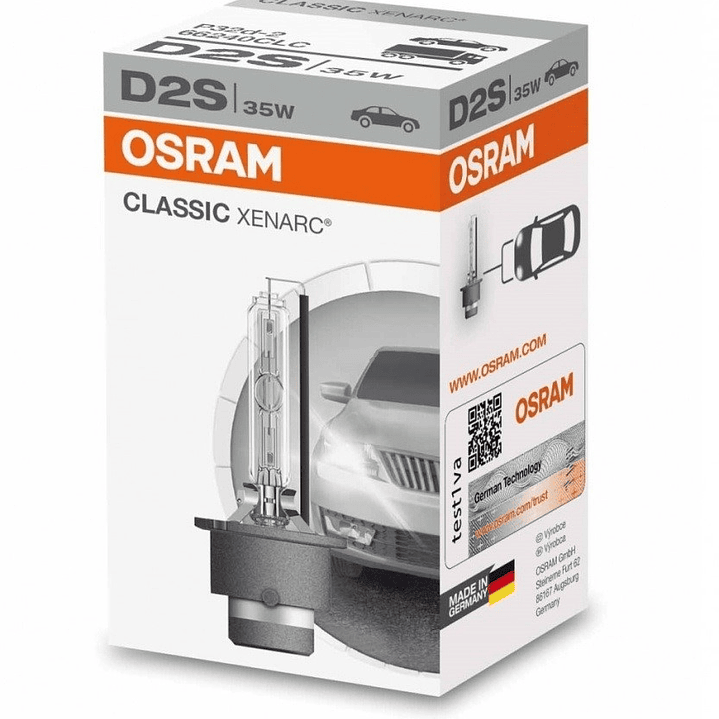 Lâmpada Xenon D2S OSRAM Xenarc Classic (4300K) 1