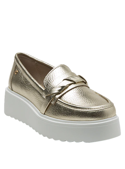 Mocasín Chunky Cuero Mujer