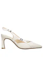 Zapato Cuero Mujer Beige - Miniatura 2