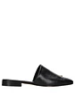 Babuchas Cuero Mujer Negro - Miniatura 2