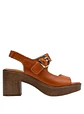 Sandalia Cuero Mujer Coral - Miniatura 2