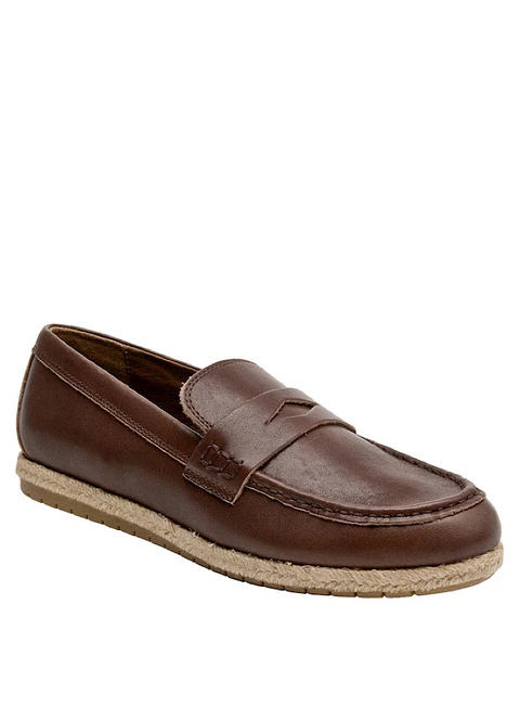 Mocasín Cuero Mujer Moro