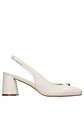Zapato Cuero Mujer Blanco - Miniatura 2