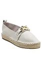 Alpargata Cuero Mujer Beige - Miniatura 1