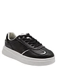 Zapatilla Cuero Mujer Negro - Miniatura 1