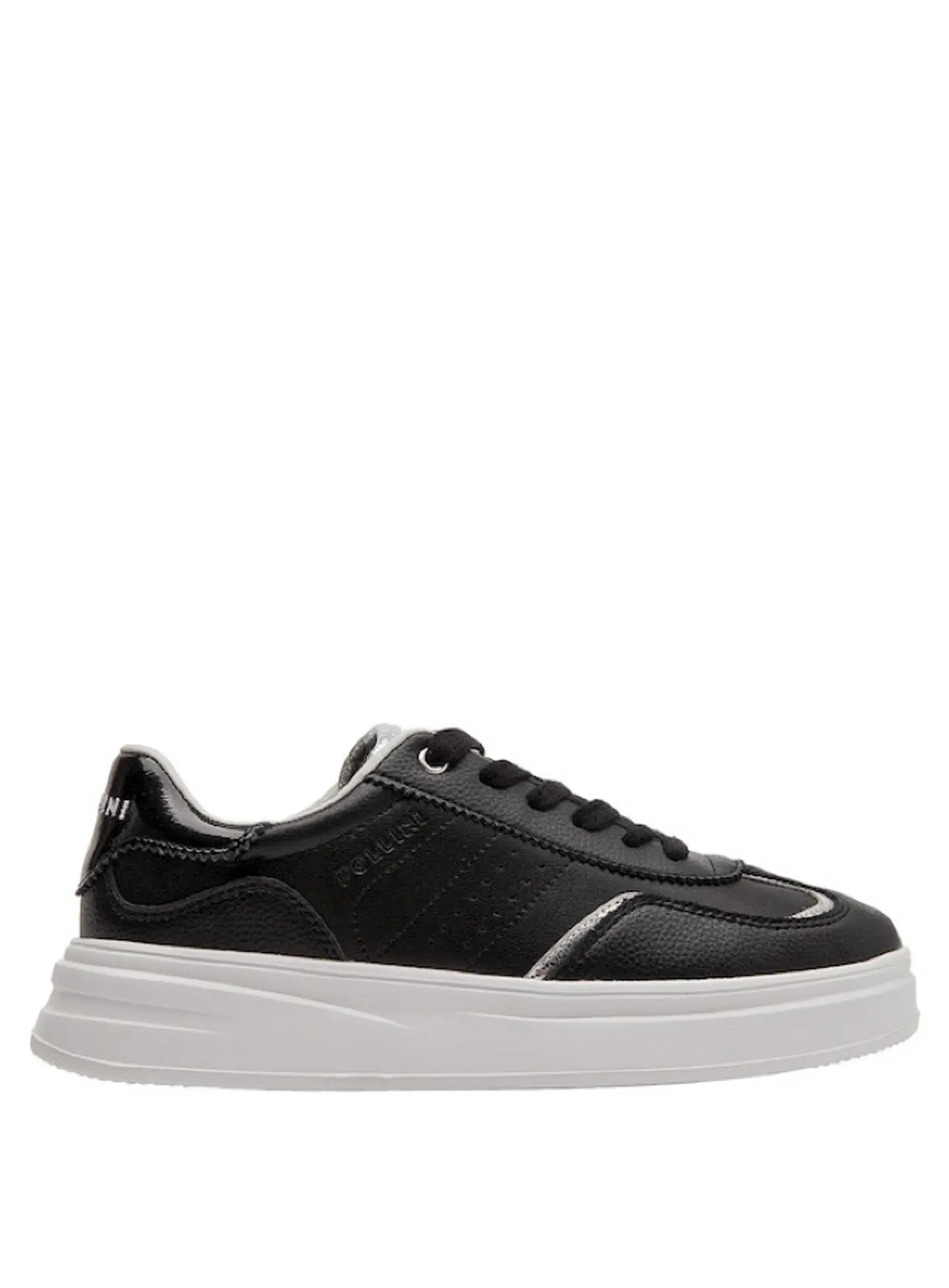 Zapatilla Cuero Mujer Negro 2