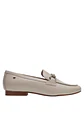 Mocasín Cuero Mujer Beige - Miniatura 2