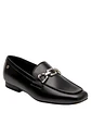 Mocasín Cuero Mujer Negro - Miniatura 1
