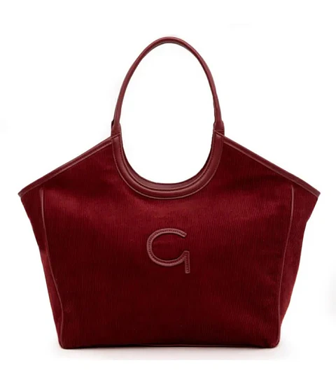 Cartera Solsticia Asas Grande Burdeo