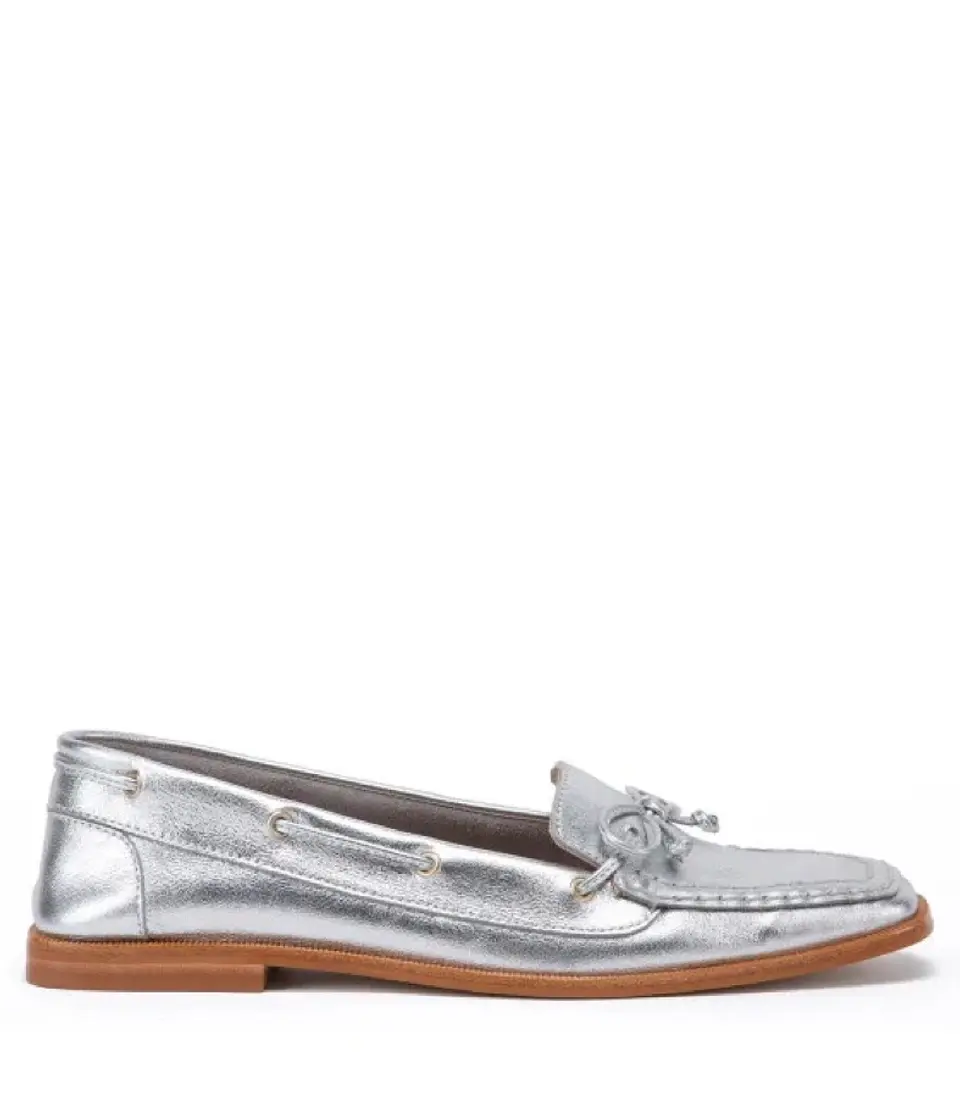 Mocasín Jeslynn Plateado 1
