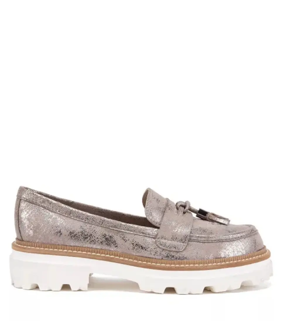 Mocasín Liriope Plateado 1