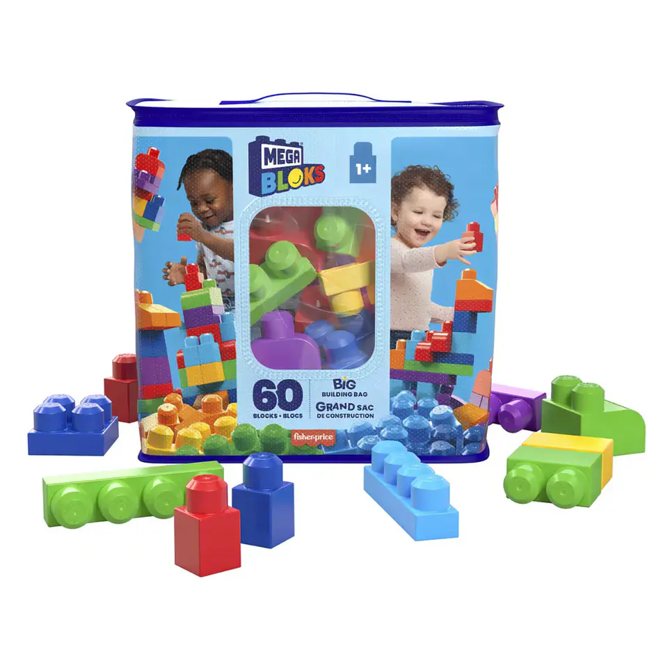 Mega Bloks Construccion Bolsa Clasica 60 bloques 1