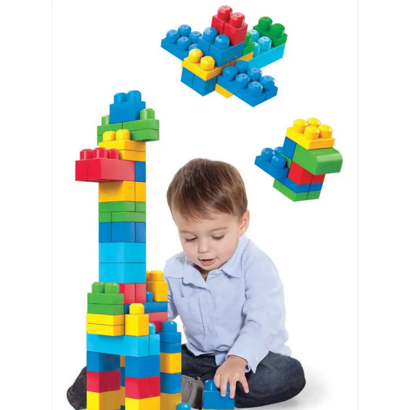 Mega Bloks Construccion Bolsa Clasica 60 bloques 4