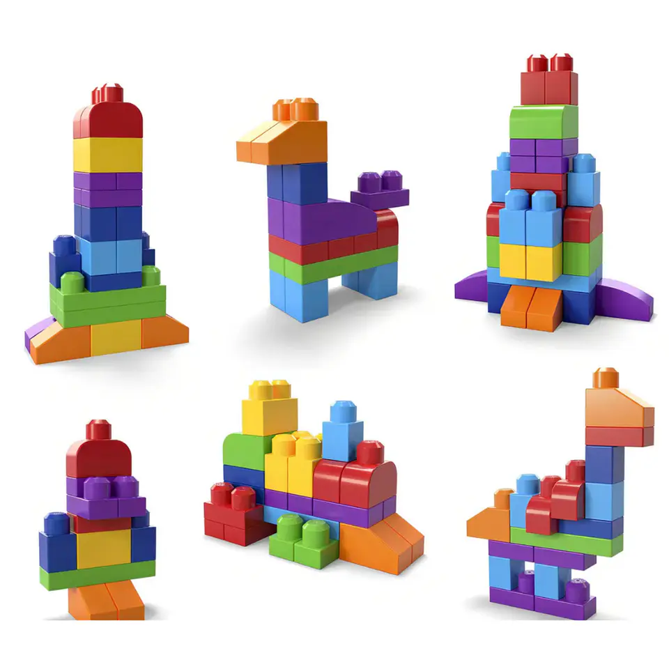 Mega Bloks Construccion Bolsa Clasica 60 bloques 5